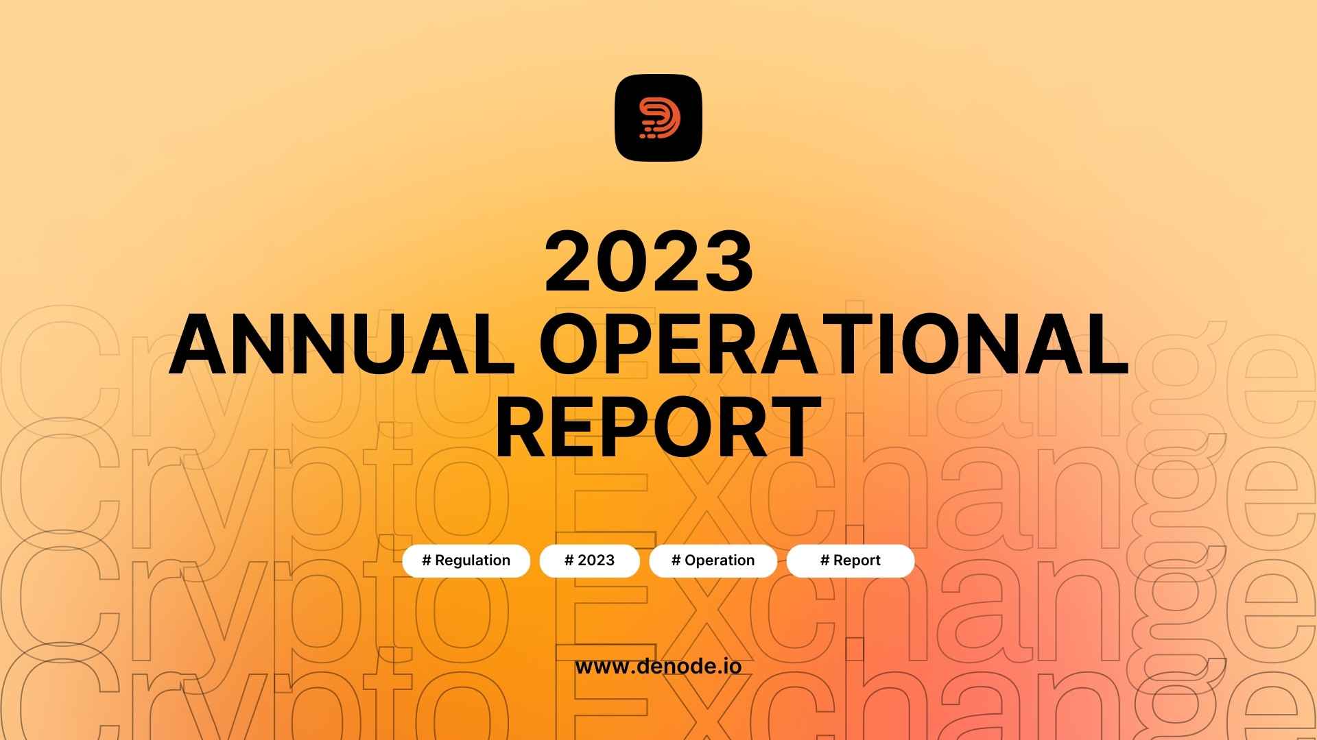 2023 Annual Operational Report of Denode exchange