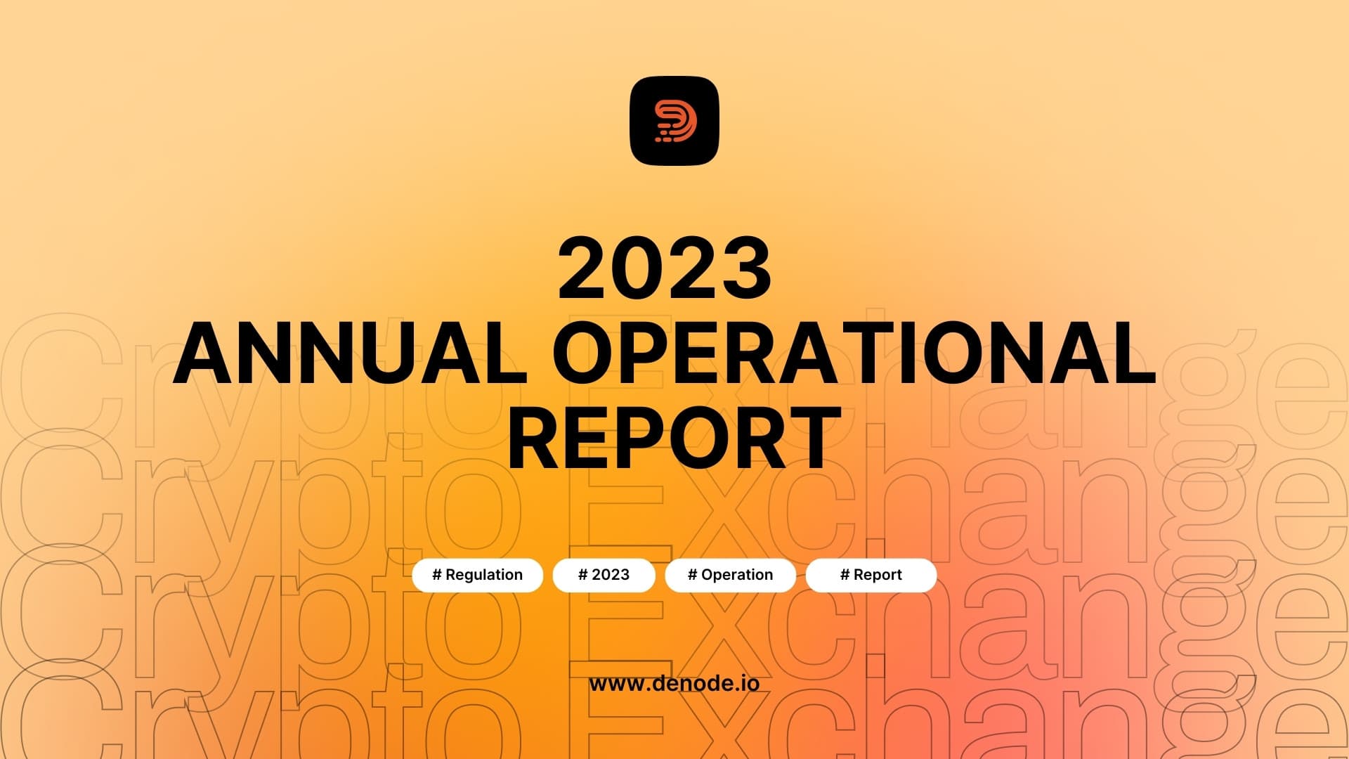 2023 Annual Operational Report of Denode exchange