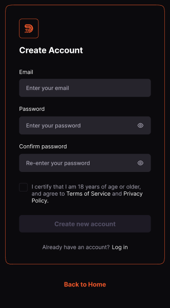 Register at Denode